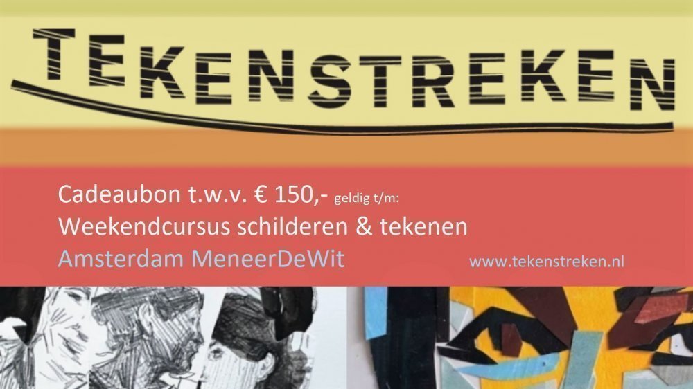 cadeaubon schilderworkshop Tekenstreken Amsterdam